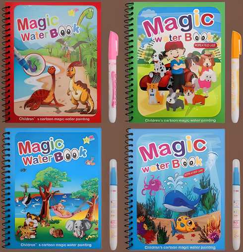 Reusable Magic Water Painting Book - Vistora